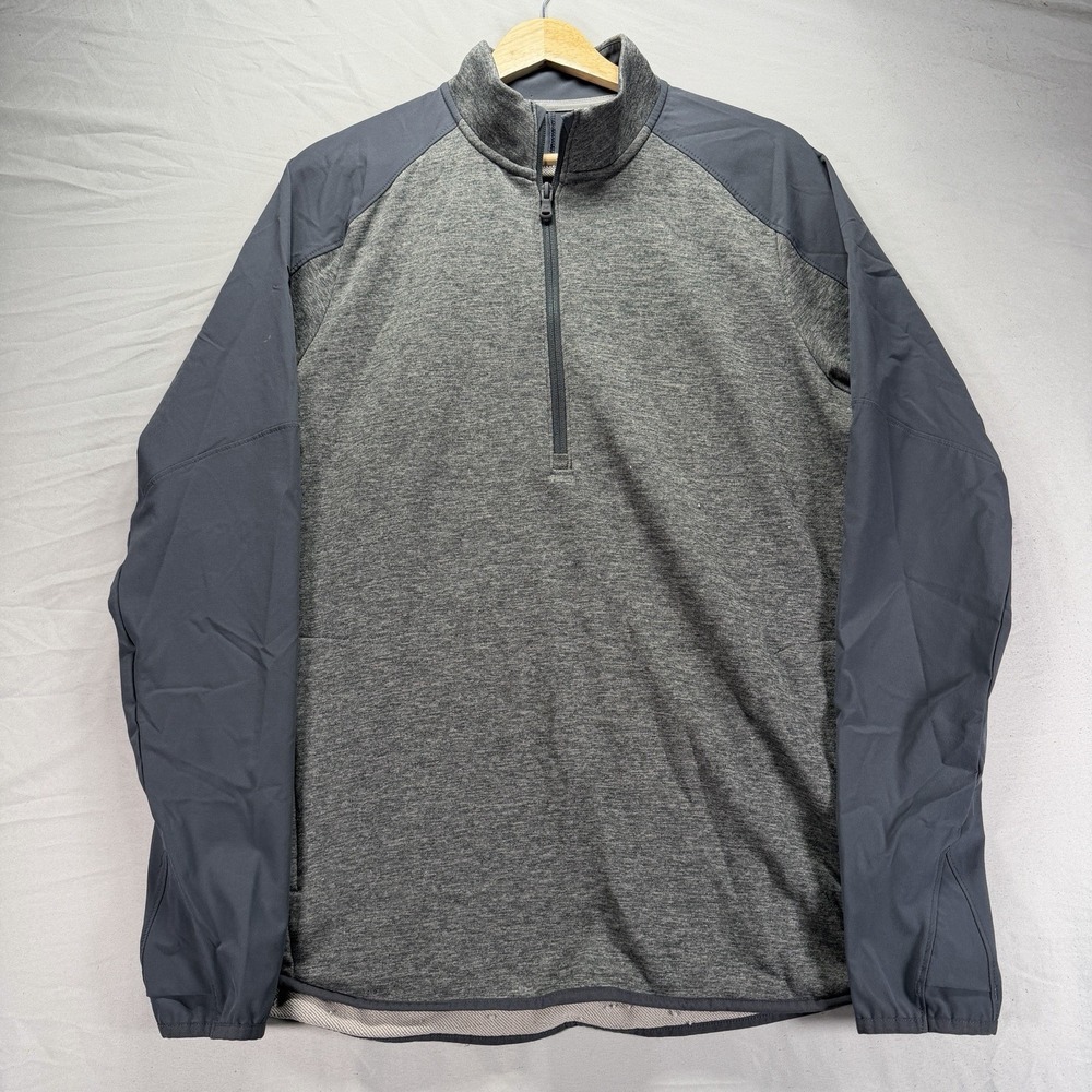 Under Armour 1/4 Zip Pullover Womens XL Gray Qualifier Hybrid Golf Quarter